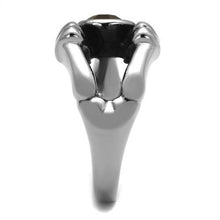 TK1970 - Stainless Steel Ring High polished (no plating) Men Top Grade Crystal Siam