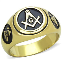 TK2050 - Stainless Steel Ring IP Gold(Ion Plating) Men No Stone No Stone