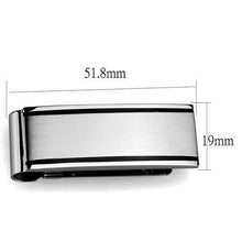 TK2073 - Stainless Steel Money clip High polished (no plating) Men No Stone No Stone