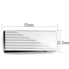 TK2077 - Stainless Steel Money clip High polished (no plating) Men No Stone No Stone