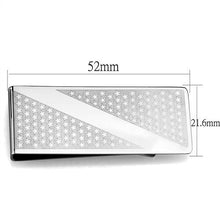TK2080 - Stainless Steel Money clip High polished (no plating) Men No Stone No Stone