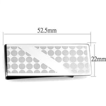 TK2082 - Stainless Steel Money clip High polished (no plating) Men No Stone No Stone