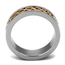 TK2398 - Stainless Steel Ring Two-Tone IP Rose Gold Women No Stone No Stone