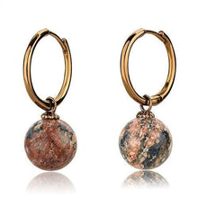TK2572 - Stainless Steel Earrings IP Coffee light Women Semi-Precious Multi Color