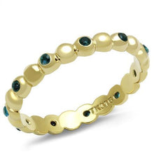 TK3086 - Stainless Steel Ring IP Gold(Ion Plating) Women Synthetic Montana