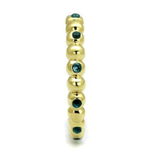 TK3086 - Stainless Steel Ring IP Gold(Ion Plating) Women Synthetic Montana