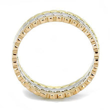 TK3180 - Stainless Steel Ring IP Gold & IP Rose Gold (Ion Plating) Women No Stone No Stone