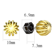 TK3298 - Stainless Steel Earrings IP Gold+ IP Black (Ion Plating) Women No Stone No Stone