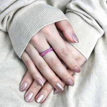TK3542 - Stainless Steel Ring High polished (no plating) Women Top Grade Crystal Rose