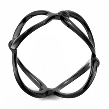 TK3568 - Stainless Steel Ring IP Black(Ion Plating) Women No Stone No Stone