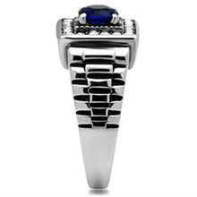 TK370 - Stainless Steel Ring High polished (no plating) Men Synthetic Montana