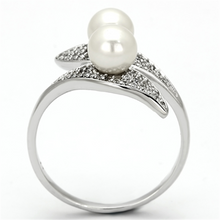 TS124 - 925 Sterling Silver Ring Rhodium Women Synthetic Citrine Yellow