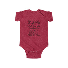 Grandma 100% Cotton Class Onesie -Black Lettering