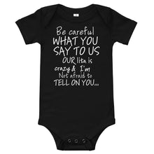 Lita Onesie White Lettering