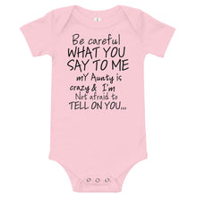 Aunty Onesie Black lettering