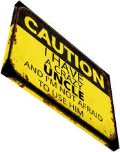 My Crazy Uncle Art on Canvas