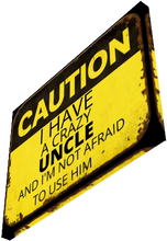 My Crazy Uncle Art on Canvas