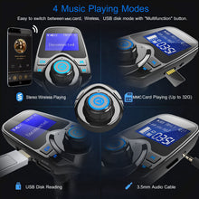 Car Wireless FM Transmitter MP3 Player Hand-Free Call USB Charger AUX Input