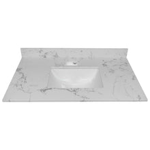 37 inch bathroom vanity top stone carrara white new style tops with rectangle undermount ceramic sink and single faucet hole