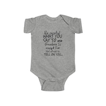 Grandma 100% Cotton Class Onesie -Black Lettering