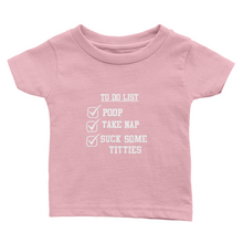 Classic Baby Crewneck To--do T-shirt White Lettering