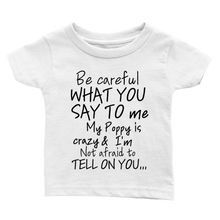 Poppy Baby Crewneck T-shirt (Blk Lettering)