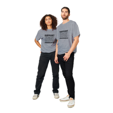 Support Breast Cancer Heavyweight Unisex Crewneck T-shirt