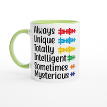 Always Unique White 11oz Ceramic Mug with Color Inside