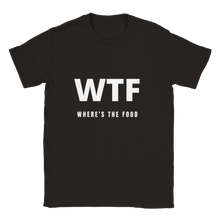 WTF  Unisex Crewneck T-shirt White Lettering
