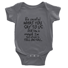 Lita onesie Black Lettering