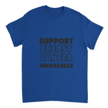 Support Breast Cancer Heavyweight Unisex Crewneck T-shirt
