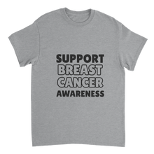 Support Breast Cancer Heavyweight Unisex Crewneck T-shirt