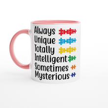 Always Unique White 11oz Ceramic Mug with Color Inside