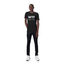WTF  Unisex Crewneck T-shirt White Lettering