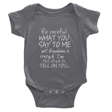 Grandma onesie white Lettering