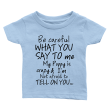 Poppy Baby Crewneck T-shirt (Blk Lettering)