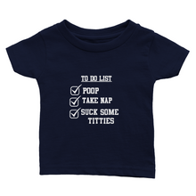 Classic Baby Crewneck To--do T-shirt White Lettering