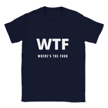 WTF  Unisex Crewneck T-shirt White Lettering