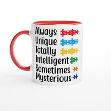 Always Unique White 11oz Ceramic Mug with Color Inside