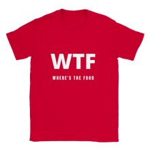 WTF  Unisex Crewneck T-shirt White Lettering