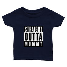 Straight Outta Mommy Baby Crewneck T-shirt