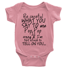Pop Pop Classic Baby Short Sleeve Onesies