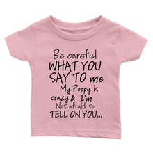 Poppy Baby Crewneck T-shirt (Blk Lettering)