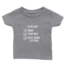 Classic Baby Crewneck To--do T-shirt White Lettering