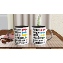 Always Unique White 11oz Ceramic Mug with Color Inside