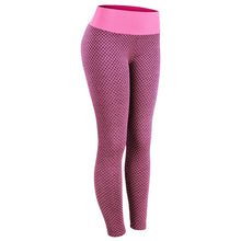 Grid Tights Yoga Pants Women Seamless High Waist Leggings  Push Up Clothing Girl Yoga Pant