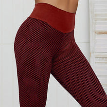 Grid Tights Yoga Pants Women Seamless High Waist Leggings  Push Up Clothing Girl Yoga Pant