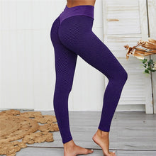 Grid Tights Yoga Pants Women Seamless High Waist Leggings  Push Up Clothing Girl Yoga Pant