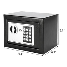 Bedroom  Mini Digital Steel Electronic Cash Box