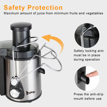 Electric  Juicers Machine Stainless Steel Fruit Squeezer Appliance